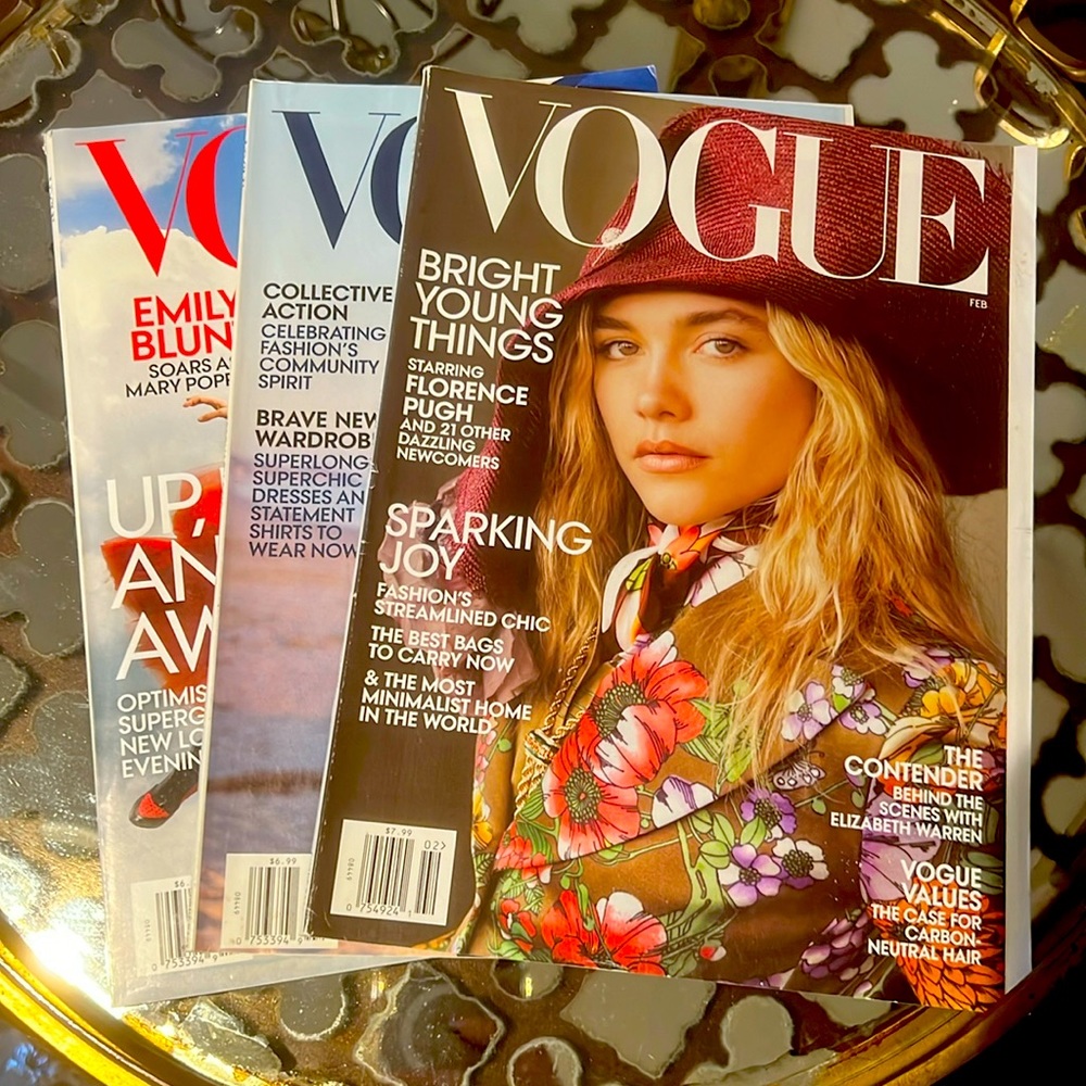 Vogue magazines 2018,2019,2020